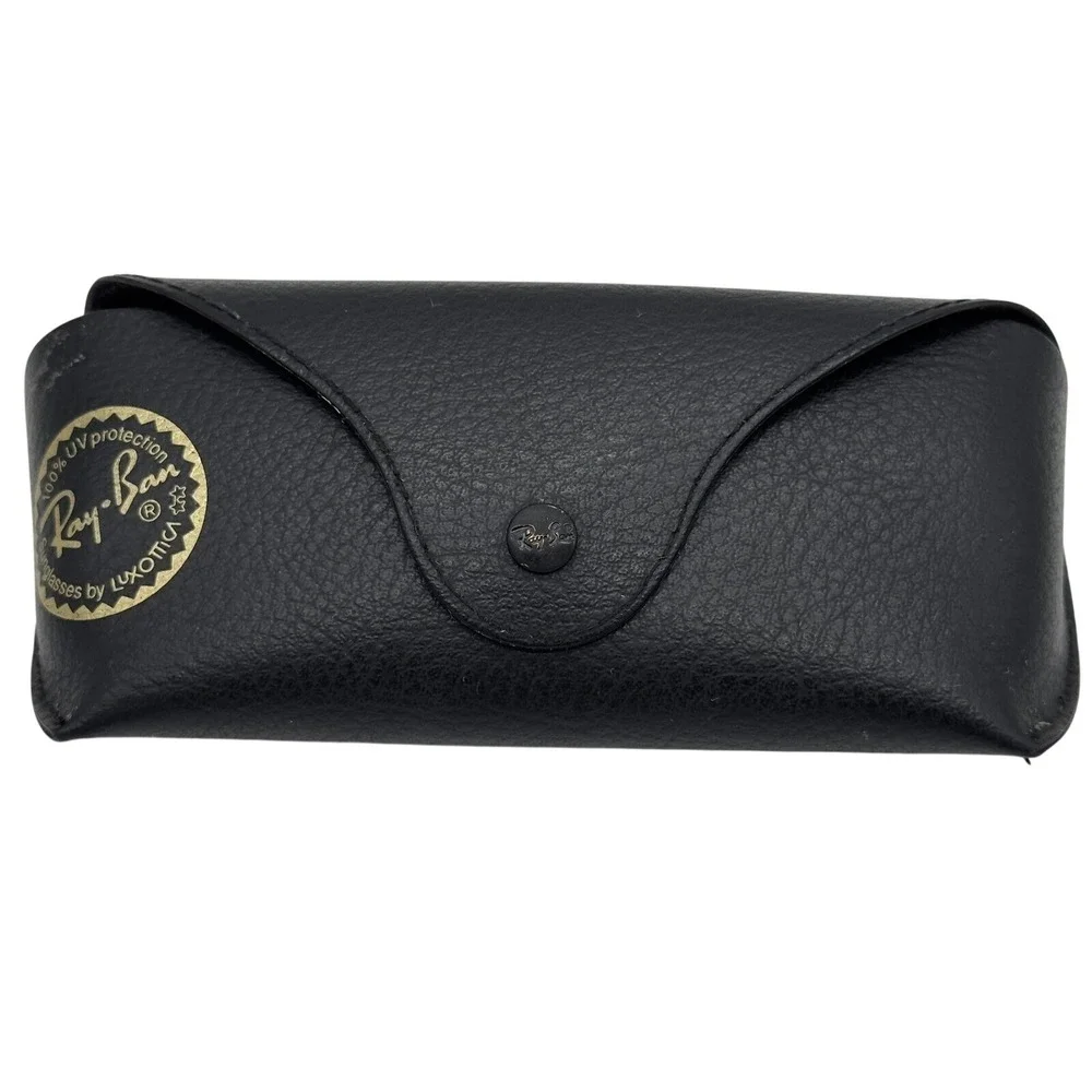 Original Ray Ban Medium Sunglass Sunglasses Case Only Semi-hard Snap Close